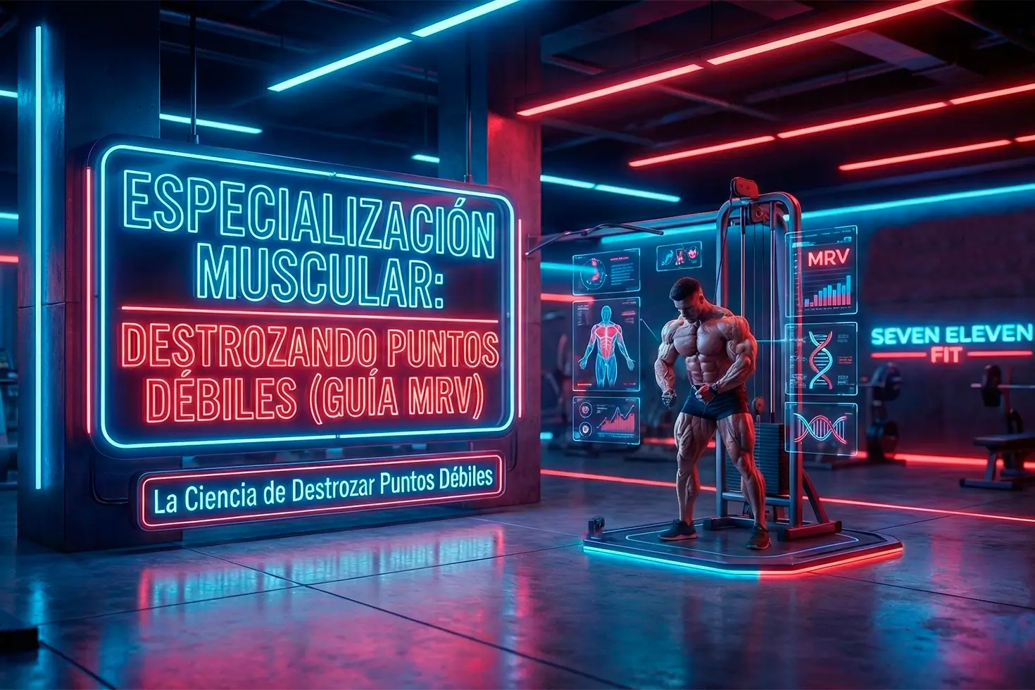 Gráfica de especialización muscular y MRV